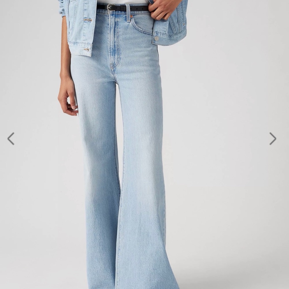 Levi's Light Blue Flare Jeans